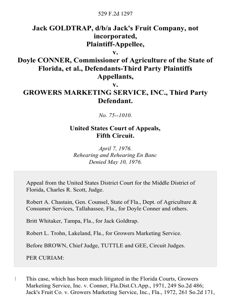 United States Court of Appeals, Fifth Circuit PDF Appeal Precedent