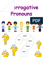 Interrogative Pronouns Which What
