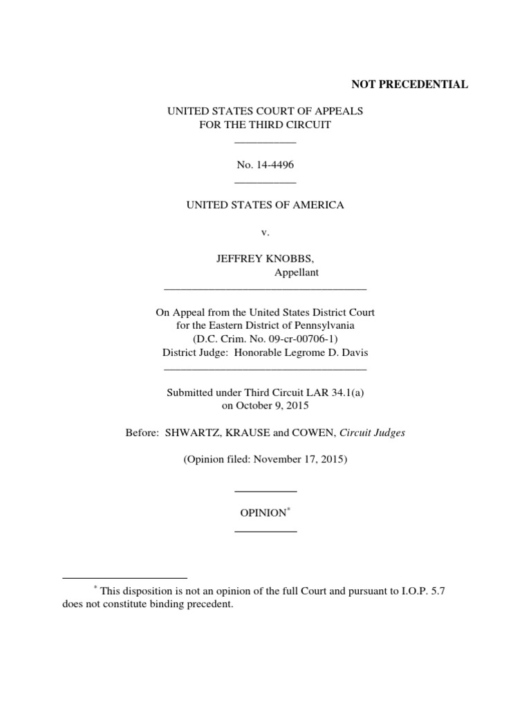 Not Precedential United States Federal Probation And Supervised