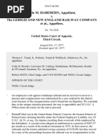 Bela M. Haberern v. The Lehigh and New England Railway Company, 554 F.2d 581, 3rd Cir. (1977)