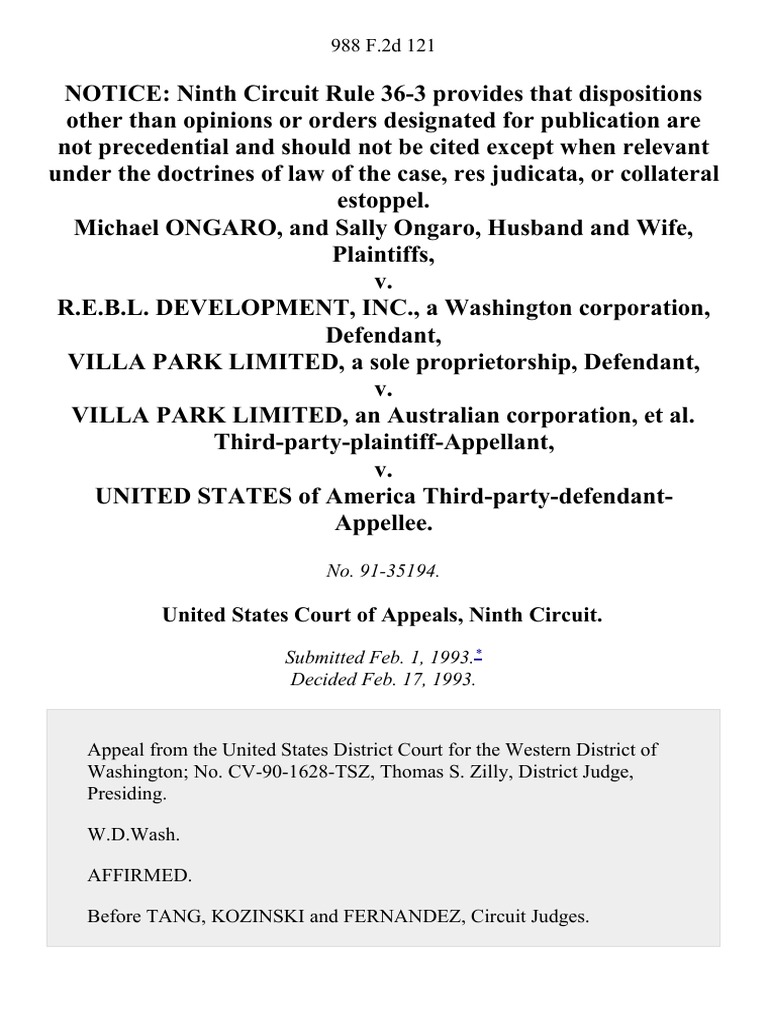 United States Court of Appeals, Ninth Circuit PDF Tort Tortious