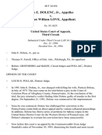 John E. Dolenc, Jr. v. Warden William Love, 40 F.3d 656, 3rd Cir. (1994)