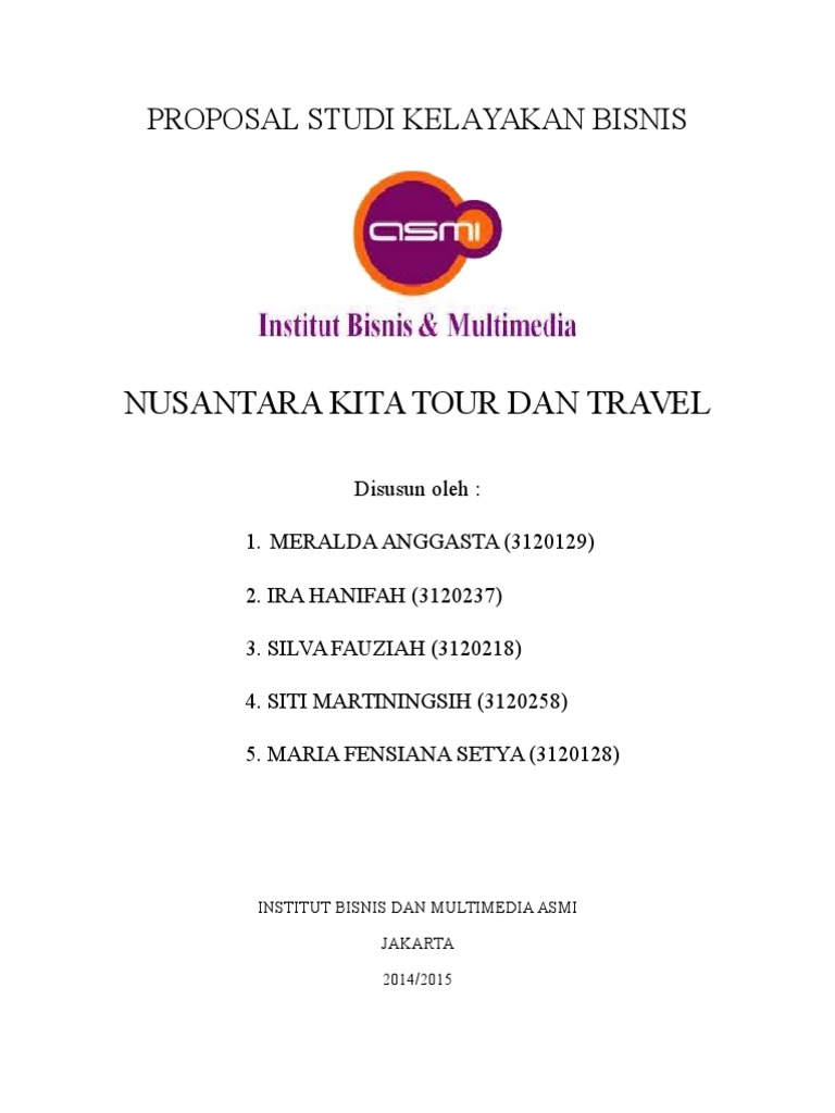 Proposal Bisnis Travel