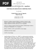 Barton & Pittinos, Inc. v. Smithkline Beecham Corporation, 118 F.3d 178, 3rd Cir. (1997)
