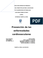 Prevención de Las Enfermedades Cardiovasculares