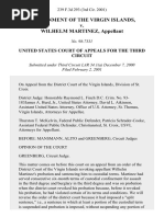 Government of the Virgin Islands v. Wilhelm Martinez, 239 F.3d 293, 3rd Cir. (2001)