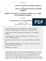 Jack Arnold and Neal M. Demesia v. Shell Oil Company, Defendant-Third Party v. Liberty Welding and Iron Works, Inc., Third-Party, 419 F.2d 43, 3rd Cir. (1970)