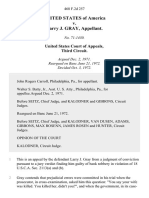 United States v. Larry J. Gray, 468 F.2d 257, 3rd Cir. (1972)