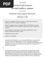 United States v. Russ Pritchard, Jr., 346 F.3d 469, 3rd Cir. (2003)