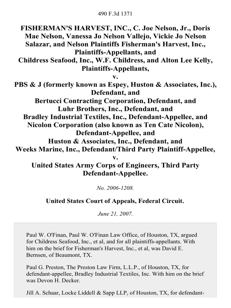 Oyster Growers' Jurisdiction Appeal Case | PDF | Lawsuit | Jurisdiction