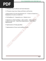 CS6212 PDS Lab Manual CSE 2013 Regulations