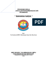 Cover Program Kerja Ekstrakurikuler Drumband