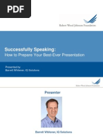 Download Successfully Speaking - How to Prepare Your Best-Ever Presentation May 26th Webinar by HC3 SN32080262 doc pdf
