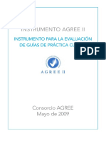 AGREE II INSTRUMENTO PARA LA EVALUACIÓN DE GUÍAS DE PRÁCTICA CLÍNICA.pdf