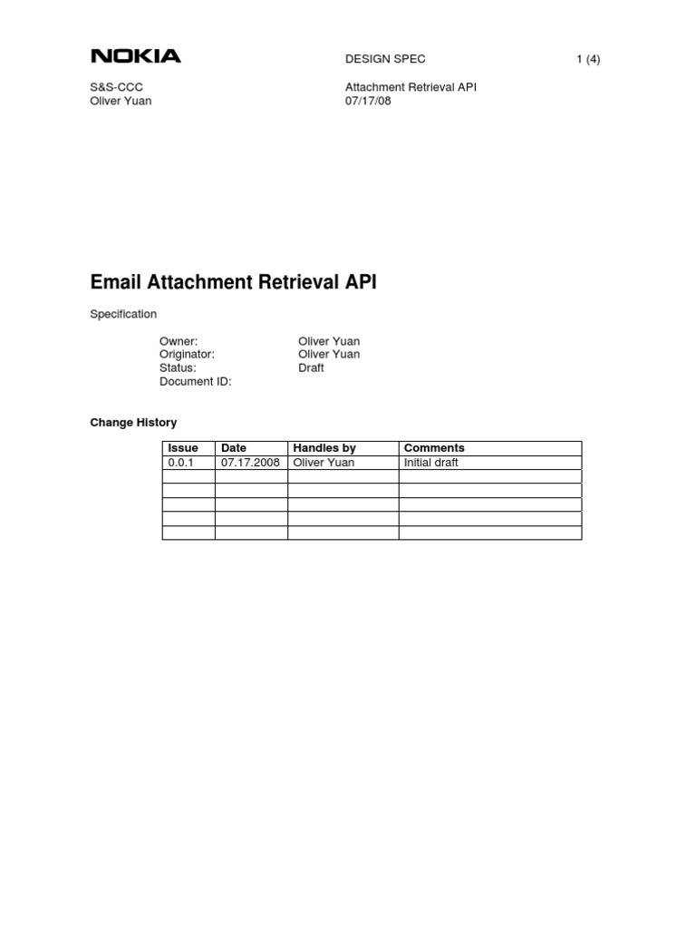 Email Attachment Retrieval API Spec | PDF | Hypertext Transfer Protocol ...