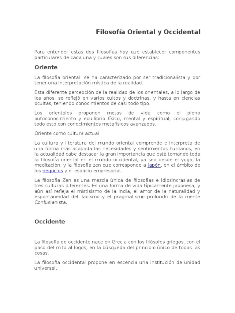 128090087 Filosofia Oriental y Occidental ORIGINAL Mundo