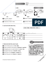 Ben Likes Peppers.: Reinforcement Worksheet 3