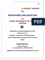 137154475-Internship-Project-Rreport-on-RECRUITMENT-and-SELECTION-in-STEEL-AUTHORITY-OF-INDIA-LIMITED.docx