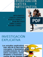 Exposicion Investigacion Participativa y Explicativa