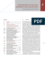 Definition and Classification of Jawbone Infections