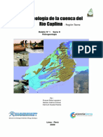 Hidrogeología de La Cuenca Del Río Caplina - Región Tacna%2c 2009