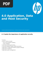 Application, Data and Host Security