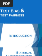 Test Bias