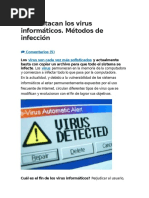 Como Atacan Los Virus Informáticos