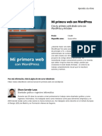 Mi Primera Web Con Wordpress PDF