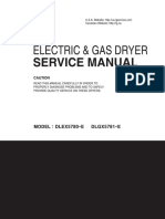 LG DLGX5781VE Dryer Service Manual