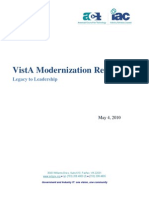 VistA Modernization Report - Legacy to Leadership, May 4, 2010