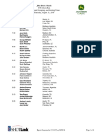 2016 John Deere Classic Round 1 Pairings