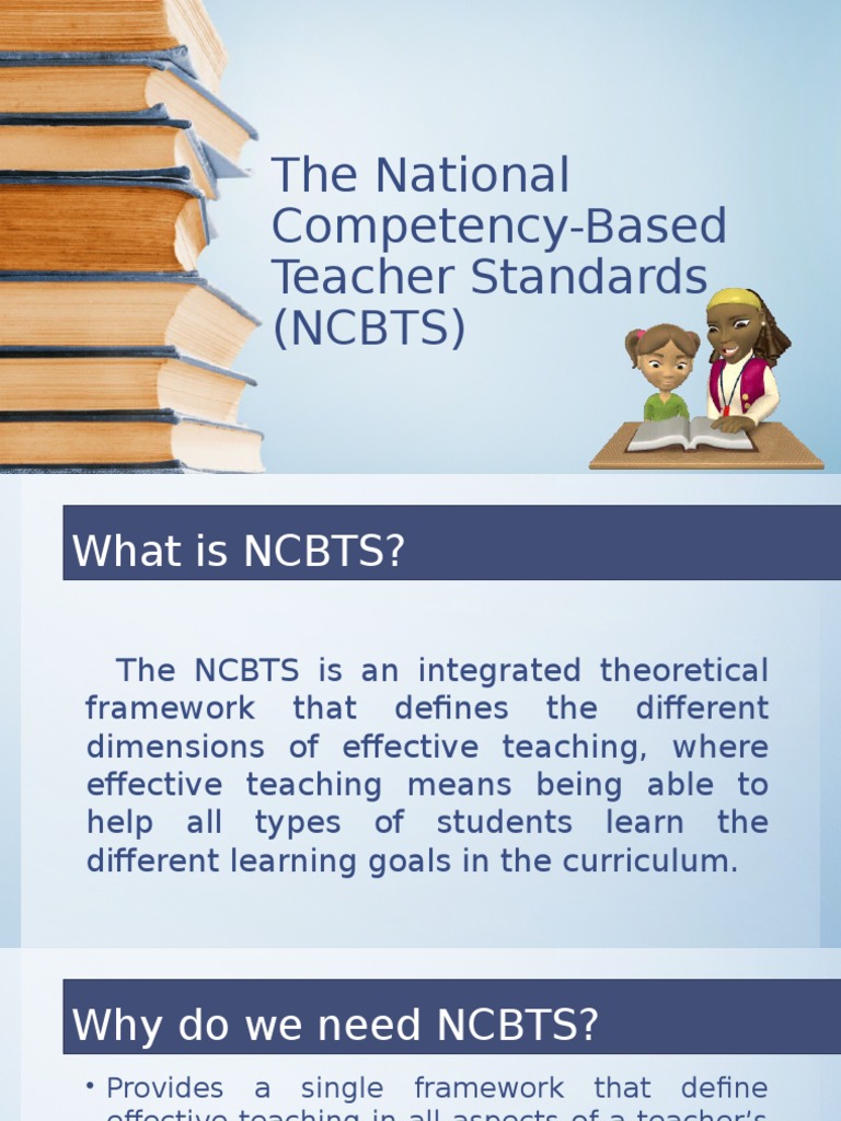 The National Competency-Based Teacher Standards (NCBTS) | PDF ...