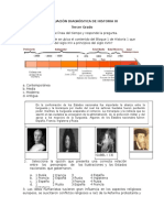 Evaluación Diagnóstica de Historia III