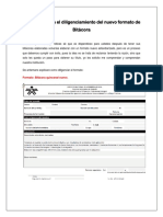 Instructivo Para El Diligenciamiento Del Nuevo Formato de Bitácora