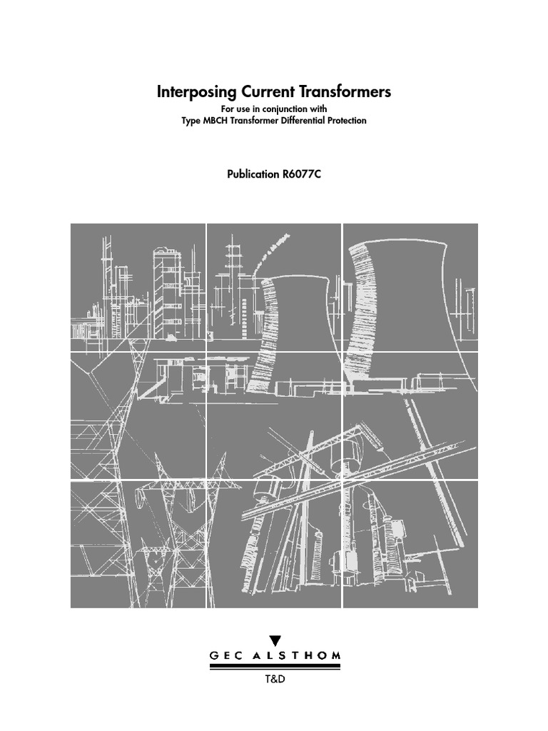 R6077E - Interposing CT Use With MBCH | Download Free PDF | Transformer ...