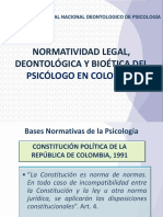 Normatividad Legal Deontologica Bioetica 2013