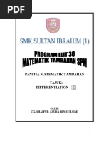 Nota Ulangkaji Matematik Tambahan silibus SPM Tingkatan 4 