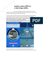 Cara Mengubah Lokasi GPS Di Pokemon GO (Fake GPS)
