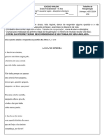 Trabalho de Recuperacao Literatura 6 Ano