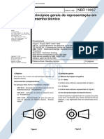 NBR 10067 - Princ°pios representaá∆o em Desenho TÇcnico