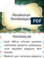 Penaksiran Pembelajaran 