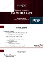 DEFCON 21 Caudill Offensive Forenscs CSI For Badguys Updated PDF