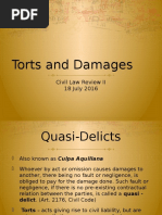 Civil Law - Torts & Damages (Reviewer)