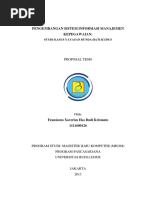 Download Proposal Tesis-1111600126-FX Eko Budi Kristanto-Pengembangan Sistem Informasi Manajemen Kepegawaian-Studi Kasus YBHK by Muhamad Yusup SN320870674 doc pdf