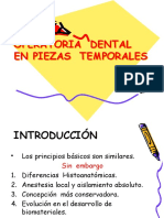 Operatoria en Dentición Temporal