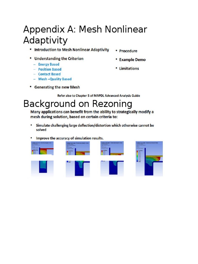 Nonlinear Mesh Adaptivity Overview | PDF | Computers