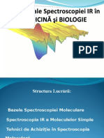 Aplicaţii Ale Spectroscopiei IR În MEDICINĂ Şi BIOLOGIE