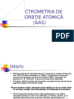 Spectrometria de Absorbtie Atomica