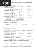 Math 8 First PT